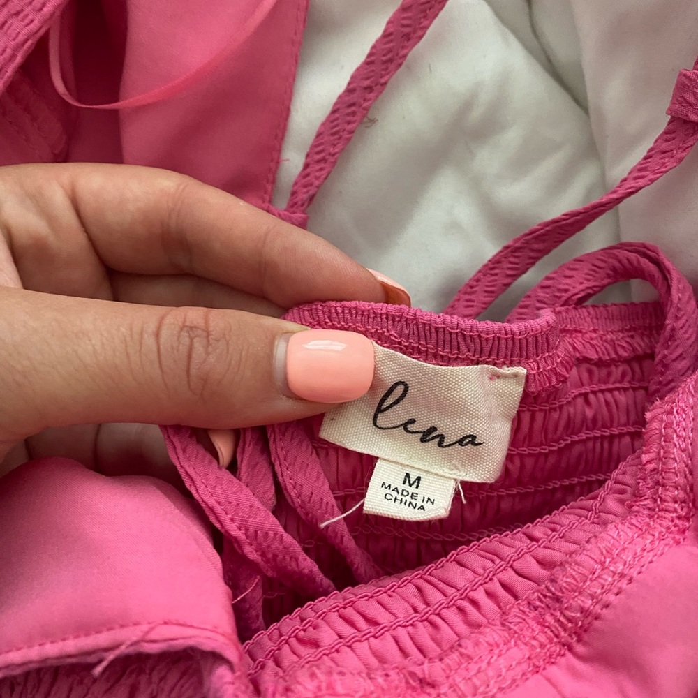 Pink Ruffle Dress - Picture 4 of 4
